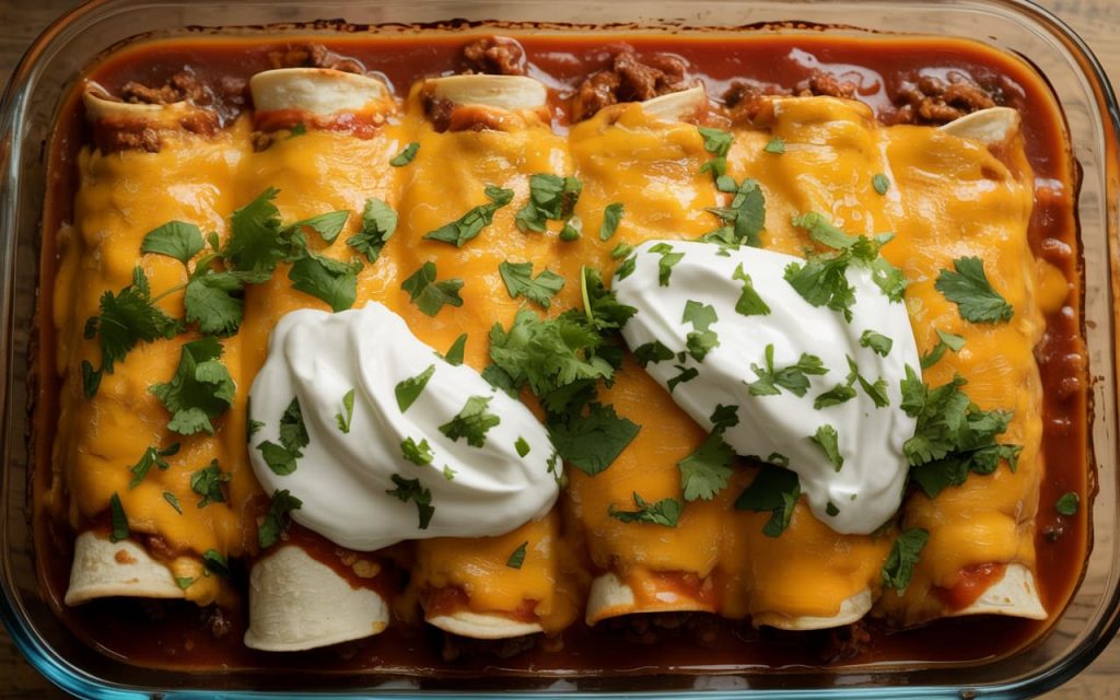 Ground Beef Enchiladas