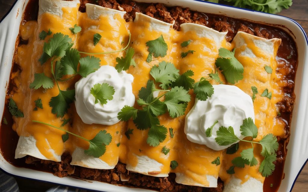 Ground Beef Enchiladas