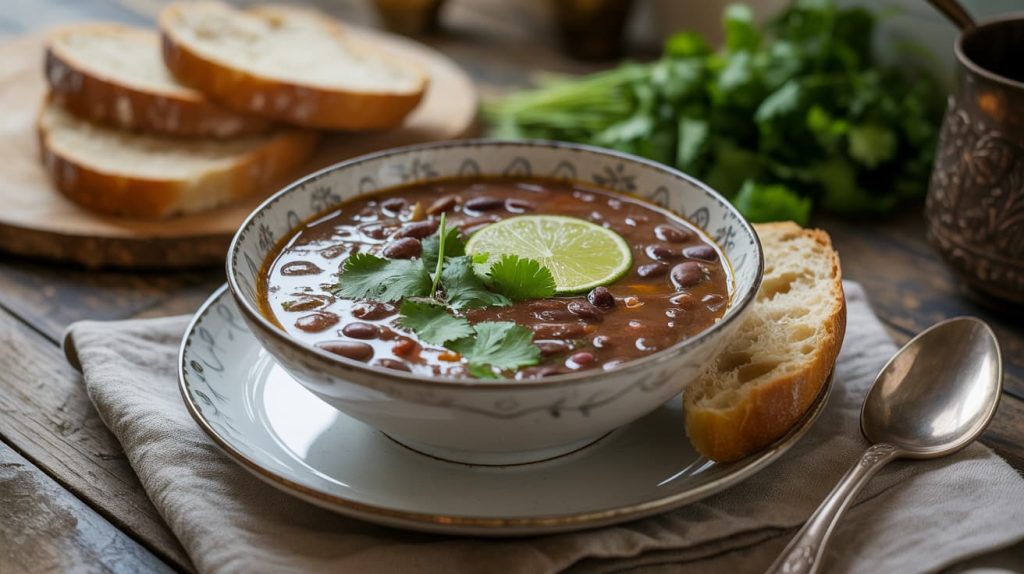 black bean soup