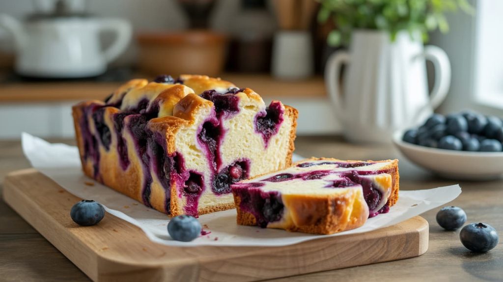 Blueberry Cream Cheese Loaf