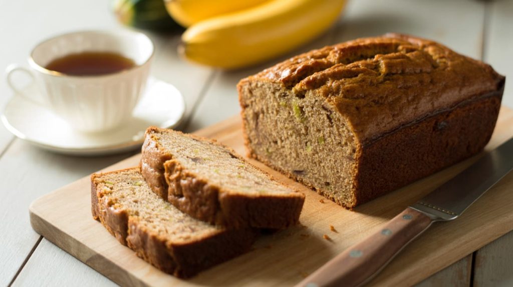 Zucchini banana bread